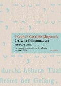 'Lyrische Sylbenmaasse' - Friedrich Gottlieb Klopstock