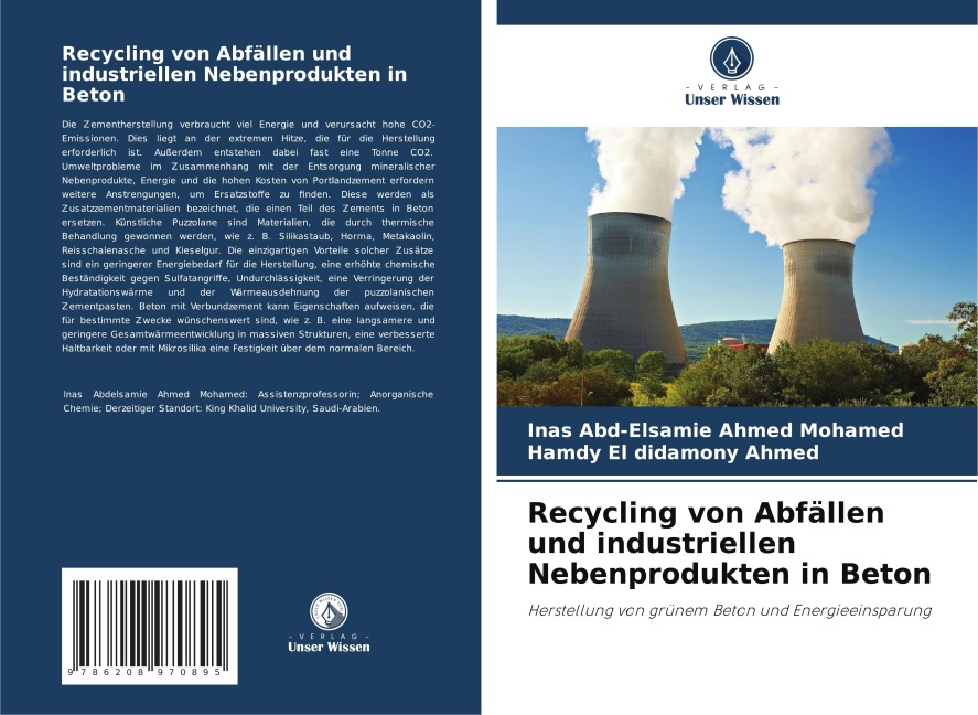 Recycling von Abfällen und industriellen Nebenprodukten in Beton - Inas Abd-Elsamie Ahmed Mohamed, Hamdy El didamony Ahmed