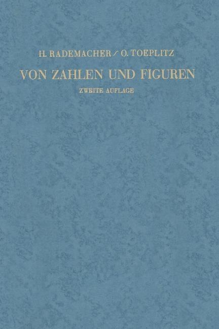 Von Zahlen und Figuren - Hans Rademacher, Otto Toeplitz