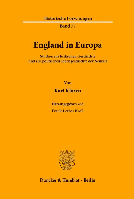 England in Europa. - Kurt Kluxen