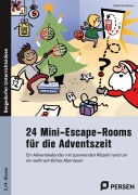 Cover-Bild zum Titel '24 Mini-Escape-Rooms für die Adventszeit - Grundschule' von 'Klara Kirschbaum'