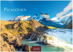 Cover-Bild zum Titel 'Patagonien Kalender 2026 - Wandkalender | Fotokalender Südamerika 24x35cm - mit beeindruckenden Fotos von Gletschern, Bergen & Wildnis, ideal als Geschenk & Deko' von ''