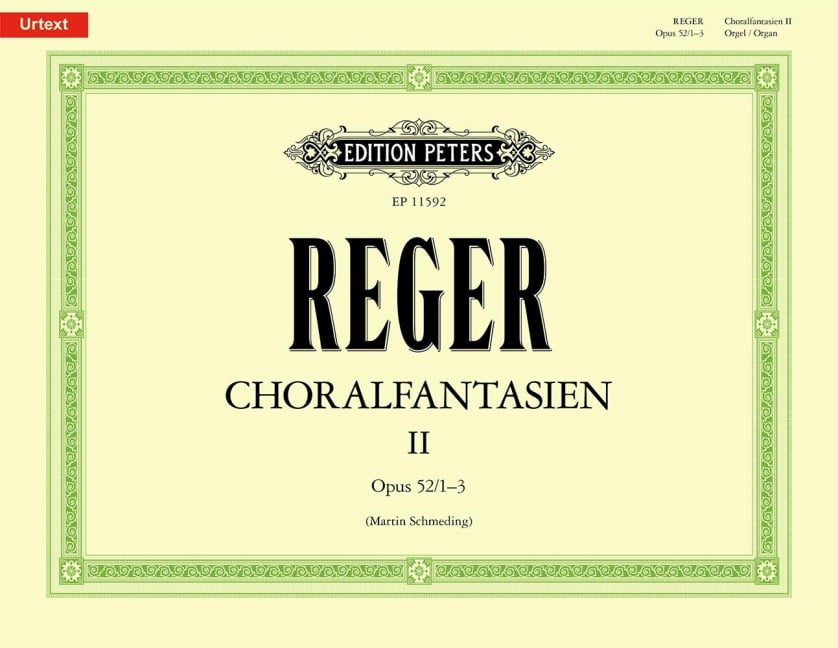 Choralfantasien für Orgel Band 2 : op. 52/13 - Max Reger