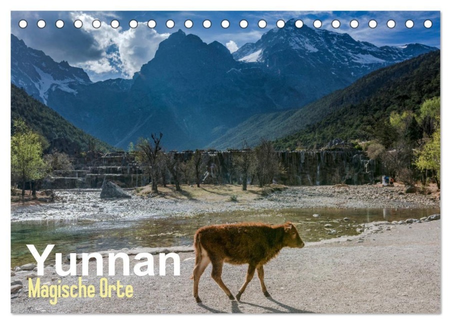 Yunnan - Magische Orte (Tischkalender 2027 DIN A5 quer), CALVENDO Monatskalender - Jakob Michelis