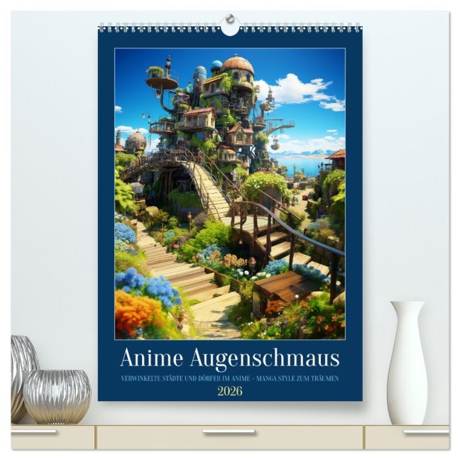 Anime Augenschmaus (hochwertiger Premium Wandkalender 2026 DIN A2 hoch), Kunstdruck in Hochglanz - Kerstin Waurick