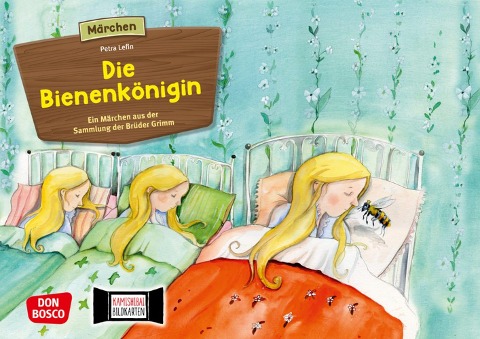 Die Bienenkönigin. Kamishibai Bildkartenset. - Brüder Grimm