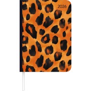 Lady Journal Animal Print 2026 - Taschenkalender A6 (10,7x15,2 cm) - Weekly - 192 Seiten - Notiz-Buch - Termin-Planer - Alpha Edition - 