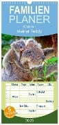 Familienplaner 2025 - Koala - kleiner Teddy mit 5 Spalten (Wandkalender, 21 x 45 cm) CALVENDO - Peter Roder