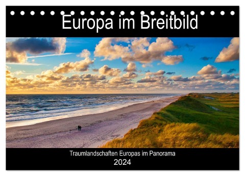 Europa im Breitbild (Tischkalender 2024 DIN A5 quer), CALVENDO Monatskalender - Clemens Stenner