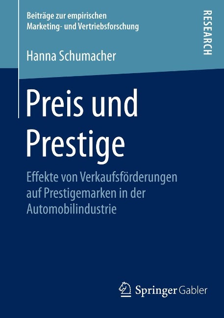Preis und Prestige - Hanna Schumacher