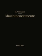 Cover-Bild zum Titel 'Maschinenelemente' von 'Gustav Niemann'