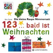Cover-Bild zum Titel 'Die kleine Raupe Nimmersatt - 1, 2, 3 bald ist Weihnachten' von 'Eric Carle'