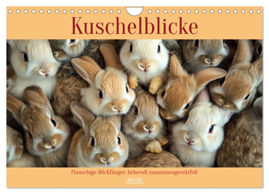 Kuschelblicke (Wandkalender 2026 DIN A4 quer), CALVENDO Monatskalender - Kerstin Waurick
