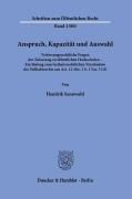 Anspruch, Kapazität und Auswahl. - Hendrik Sannwald