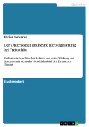 Cover-Bild zum Titel 'Der Ordensstaat und seine Ideologisierung bei Treitschke' von 'Enrico Schierer'