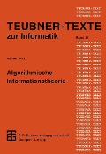 Algorithmische Informationstheorie - Günther Hotz