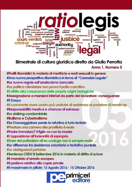 Ratio Legis (Numero 5, Anno 2016) - Giulio Perrotta