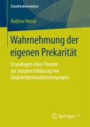 Cover-Bild zum Titel 'Wahrnehmung der eigenen Prekarität' von 'Andrea Hense'