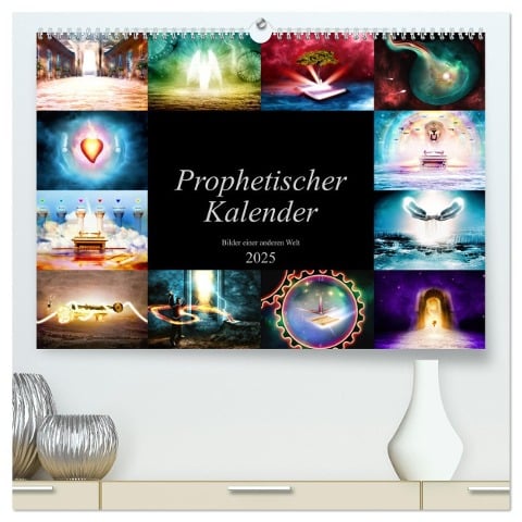 Prophetischer Kalender: Bilder einer anderen Welt (hochwertiger Premium Wandkalender 2025 DIN A2 quer), Kunstdruck in Hochglanz - Simon Glimm