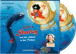 Cover-Bild zum Titel 'Käpt'n Sharky und der Schatz in der Tiefsee (CD)' von 'Jutta Langreuter'