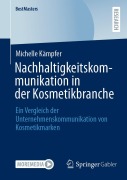 Cover-Bild zum Titel 'Nachhaltigkeitskommunikation in der Kosmetikbranche' von 'Michelle Kämpfer'