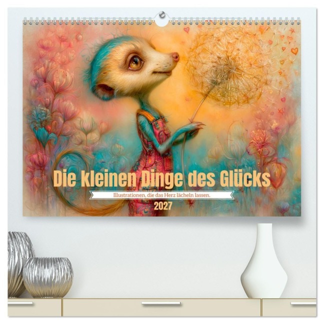 Die kleinen Dinge des Glücks (hochwertiger Premium Wandkalender 2027 DIN A2 quer), Kunstdruck in Hochglanz - Anne Seltmann