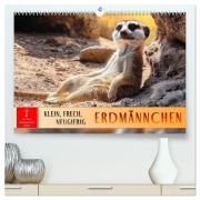 Cover-Bild zum Titel 'Erdmännchen - klein, frech, neugierig (hochwertiger Premium Wandkalender 2026 DIN A2 quer), Kunstdruck in Hochglanz' von 'Peter Roder'