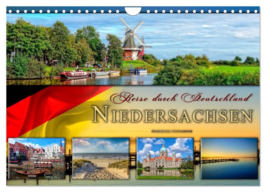 Reise durch Deutschland - Niedersachsen (Wandkalender 2026 DIN A4 quer), CALVENDO Monatskalender - Peter Roder