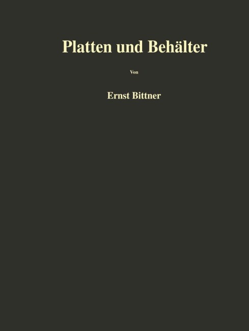 Platten und Behälter - Ernst Bittner