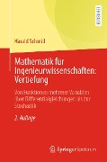 Cover-Bild zum Titel 'Mathematik für Ingenieurwissenschaften: Vertiefung' von 'Harald Schmid'
