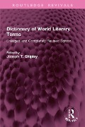 Dictionary of World Literary Terms - 