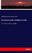 Cover-Bild zum Titel 'Exercises in unseen translation in Latin.' von 'William Welch, Charles George Duffield'