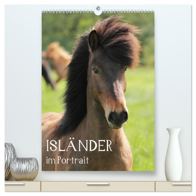 Isländer im Portrait (hochwertiger Premium Wandkalender 2026 DIN A2 hoch), Kunstdruck in Hochglanz - Alexandra Hollstein