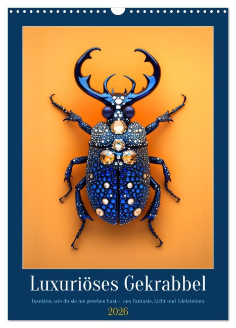 Luxuriöses Gekrabbel (Wandkalender 2026 DIN A3 hoch), CALVENDO Monatskalender - Kerstin Waurick