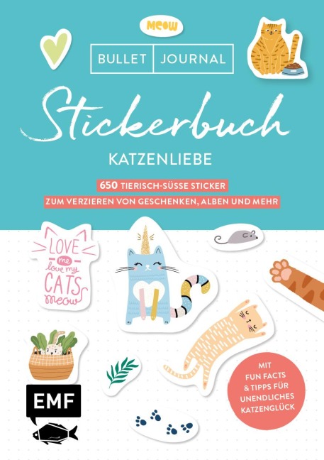 Bullet Journal Stickerbuch - Katzenliebe - 