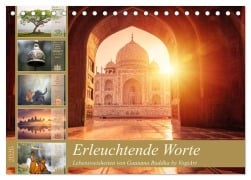 Cover-Bild zum Titel 'Erleuchtende Worte, Lebensweisheiten von Gautama Buddha by VogtArt (Tischkalender 2026 DIN A5 quer), CALVENDO Monatskalender' von 'VogtArt VogtArt'