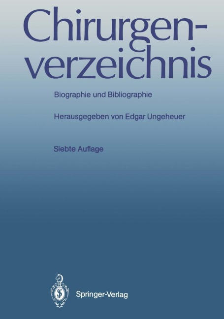 Chirurgenverzeichnis - 