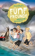 Cover-Bild zum Titel 'Fünf Freunde verfolgen die Strandräuber' von 'Enid Blyton'