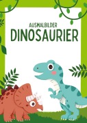 Cover-Bild zum Titel 'Ausmalbilder Dinosaurier' von 'Christian Hagen'