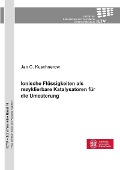 Cover-Bild zum Titel 'Ionische Flüssigkeiten als rezyklierbare Katalysatoren für die Umesterung' von ''