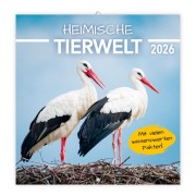 Cover-Bild zum Titel 'Trötsch Broschürenkalender Heimische Tierwelt 2026' von ''