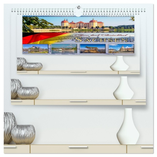 Reise durch Deutschland - Sachsen (hochwertiger Premium Wandkalender 2026 DIN A2 quer), Kunstdruck in Hochglanz - Peter Roder