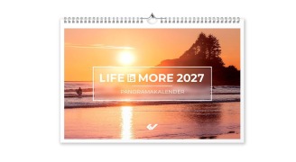 Cover-Bild zum Titel 'LIFE-IS-MORE 2027. Panoramakalender M-Format' von ''