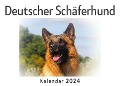 Deutscher Schäferhund (Wandkalender 2024, Kalender DIN A4 quer, Monatskalender im Querformat mit Kalendarium, Das perfekte Geschenk) - Anna Müller