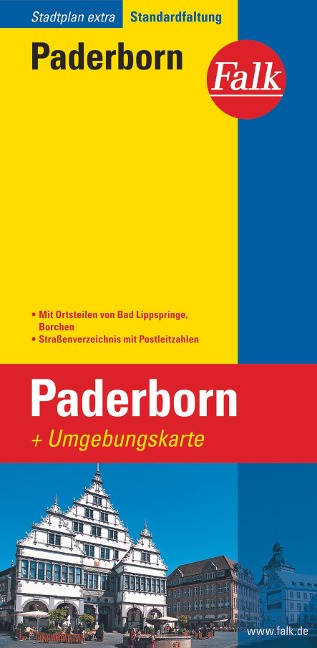 Falk Stadtplan Extra Paderborn 1:20 000 - 