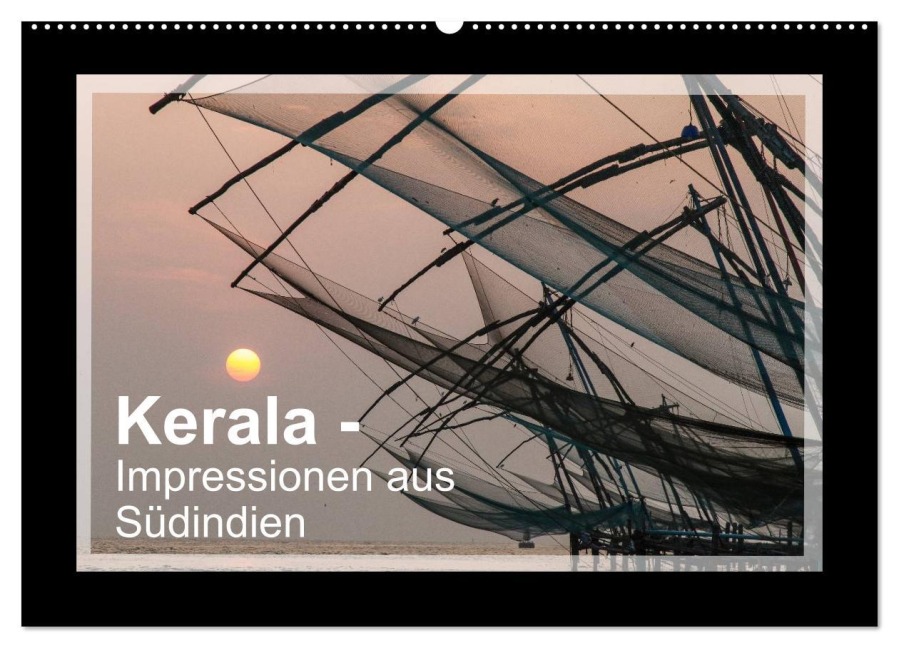 Kerala - Impressionen aus Südindien (Wandkalender 2026 DIN A2 quer), CALVENDO Monatskalender - Marion Maurer