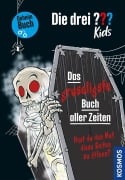Cover-Bild zum Titel 'Die drei ??? Kids, Das gruseligste Buch aller Zeiten' von 'Ulf Blanck'