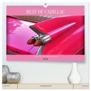 Cover-Bild zum Titel 'BEST OF CADILLAC - Traumschiff mit Bar und Flossen (hochwertiger Premium Wandkalender 2026 DIN A2 quer), Kunstdruck in Hochglanz' von 'Henning von Löwis of Menar'