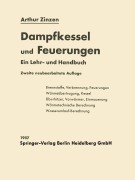 Cover-Bild zum Titel 'Dampfkessel und Feuerungen' von 'Arthur Zinzen'