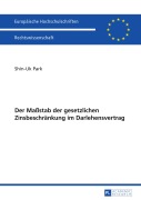 Cover-Bild zum Titel 'Der Maßstab der gesetzlichen Zinsbeschränkung im Darlehensvertrag' von 'Shin-Uk Park'